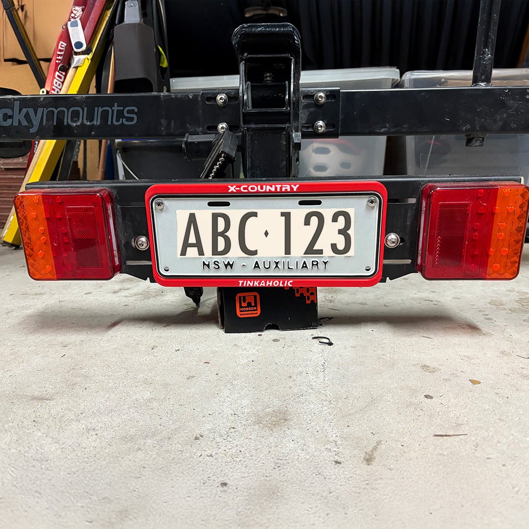 Auxiliary Licence Plate Surround - Tinkaholic