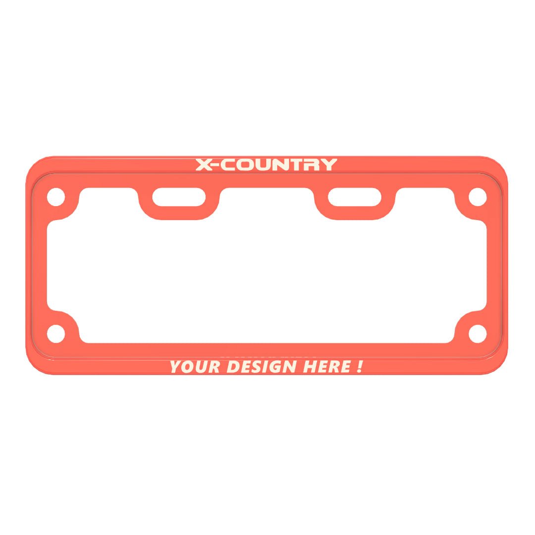 Auxiliary Licence Plate Surround - Tinkaholic