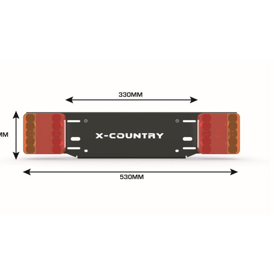 X - Country LED Licence Plate Holder - Tinkaholic