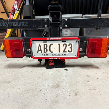 Auxiliary Licence Plate Surround - Tinkaholic