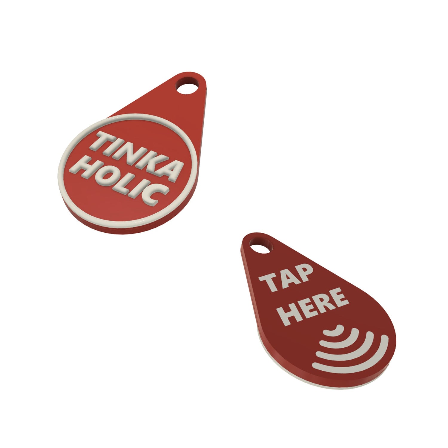 Tinkatag - NFC Programmable Keyring - Tinkaholic