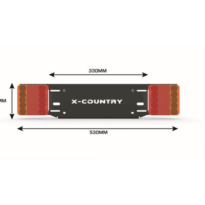X - Country LED Licence Plate Holder - Tinkaholic